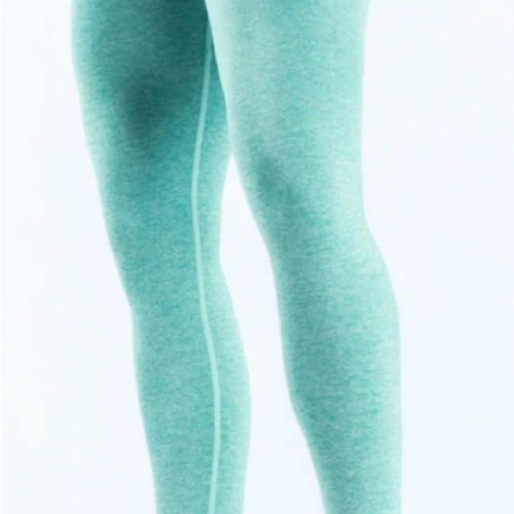 Dfyne Hannah Pearson marine green leggings size medium